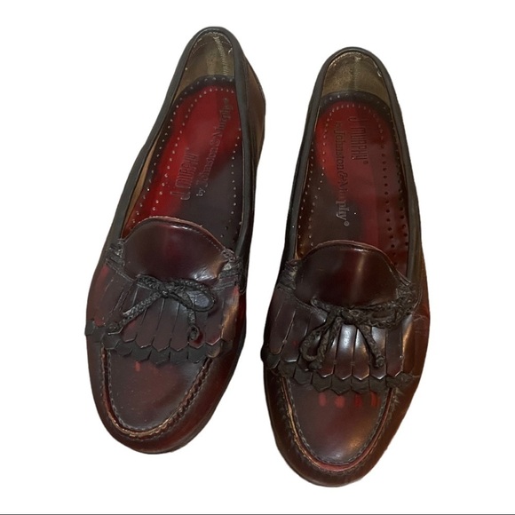 J.murphy Two Tone Black & Red Loafers main image 8